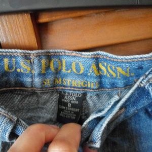 Boys Polo size 8 slim straight jeans